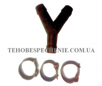 Комплект хомутов с тройником 12х12х12, OMVL