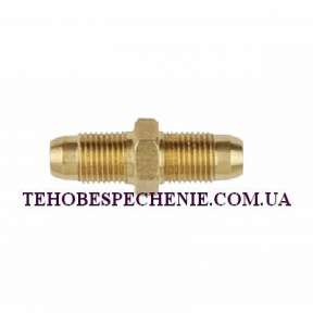 Штуцер (редуктор+клапан) М12х1/ М12х1под трубку d.8х8мм, латунь