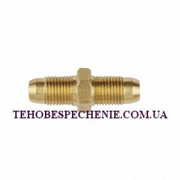 Штуцер (редуктор+клапан) М12х1/ М12х1под трубку d.8х8мм, латунь