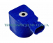 Катушка электромагнитная 12V, 17W АМР с евроразъемом редуктора CNG, Tomasetto